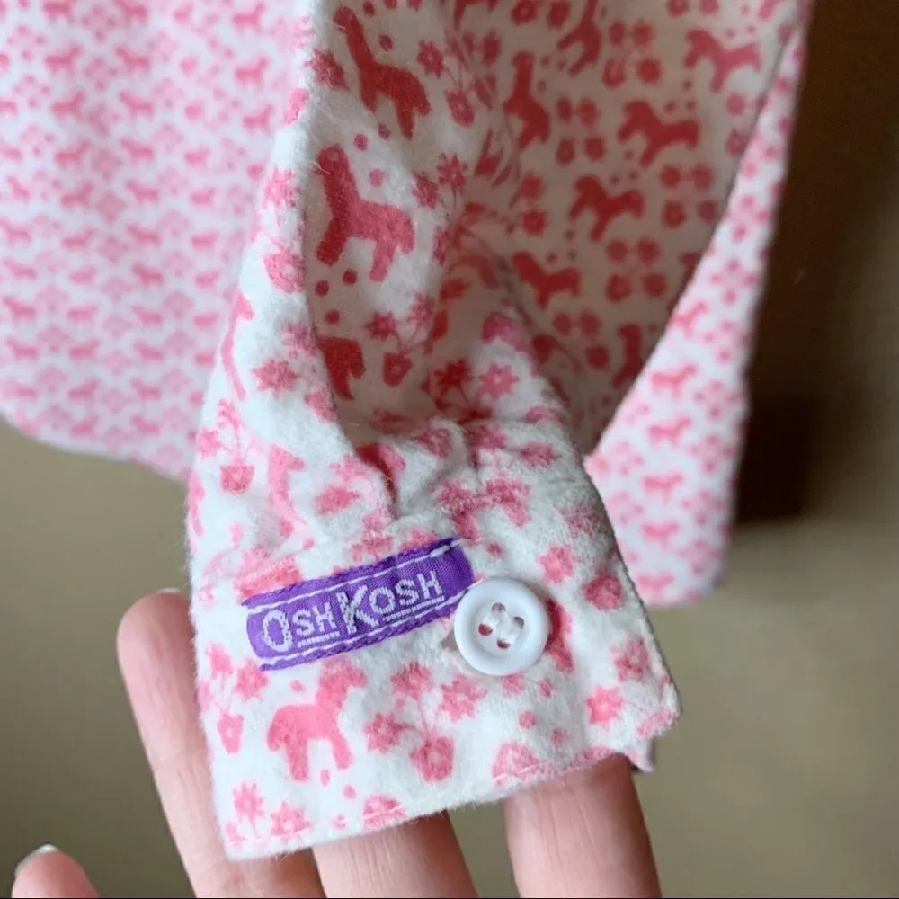 ‎Vintage Oshkosh B’Gosh girls pajama top